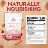 LA SALT CO Kashmir Pink Himalayan Salt X-FINE 2-55 lbs | Pure, Food Grade with 84 Trace Minerals | Supports Healthy Circulation & Helps Reduce