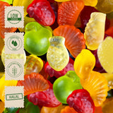 Halal Gummy Candy Fruit Mix | 5 Pound Variety Pack | Fruit Shaped Gummies | Assorted Fruit Flavors for Party Favors, Goody Bags, and Kids' Events
