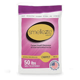 SMELLEZE Natural New Carpet Smell Deodorizer, Carpet Odor Eliminator Powder - Deodorizes All New Carpets, Rugs & Upholstery, 50 lb. Powder