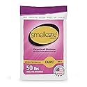SMELLEZE Natural New Carpet Smell Deodorizer, Carpet Odor Eliminator Powder - Deodorizes All New Carpets, Rugs & Upholstery, 50 lb. Powder