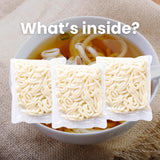 Unha’s Japanese Sanuki Fresh Udon Noodles, Jumbo Chewy Noodles, No Soup Included, Quick and Easy, 22 oz (200g × 3 Packs) Pack of 1