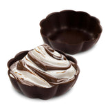 Dark Chocolate Dessert Shells 12ct, Edible Cups for Ice Cream, Gluten-Free