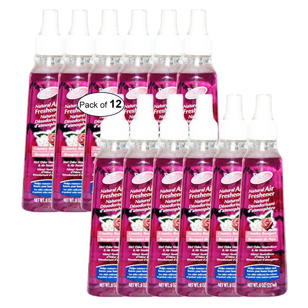 Pure Air Natural Air Freshener- Country Bouquet (237ml) (Pack of 12)