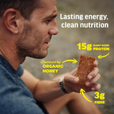 Kate’s Real Food Organic Protein Bars - (Peanut Butter Cup, 2.2 oz, Pack of 12) - Plant Based Protein Bars - Gluten Free, Soy Free, Non GMO, Whole