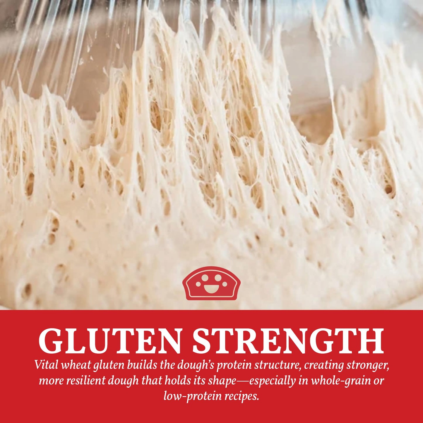 Bakers Club Artisan Vital Wheat Gluten 10oz - Bread Flour Enhancer, High Protein, Seitan Flour, Low Carb, Vegan, Non GMO Gluten Powder - Made in USA