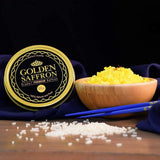 Golden Saffron, Finest Pure Premium All Red Saffron Threads, Grade A+ Super Negin, Non-GMO Verified. For Tea, Paella, Rice, Desserts, Golden Milk