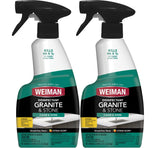 Weiman Disinfectant Granite Daily Clean & Shine - 12 fl oz (2 Pack) Safely Clean Disinfect and Shine Granite Marble Soapstone Quartz Quartzite Slate