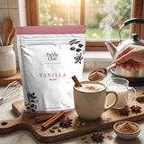 Pacific Chai Vanilla Chai Latte Mix, Instant Chai Tea Latte Powder Drink Mix, Gluten Free, Kosher, Spiced Tea Latte, 3 LB