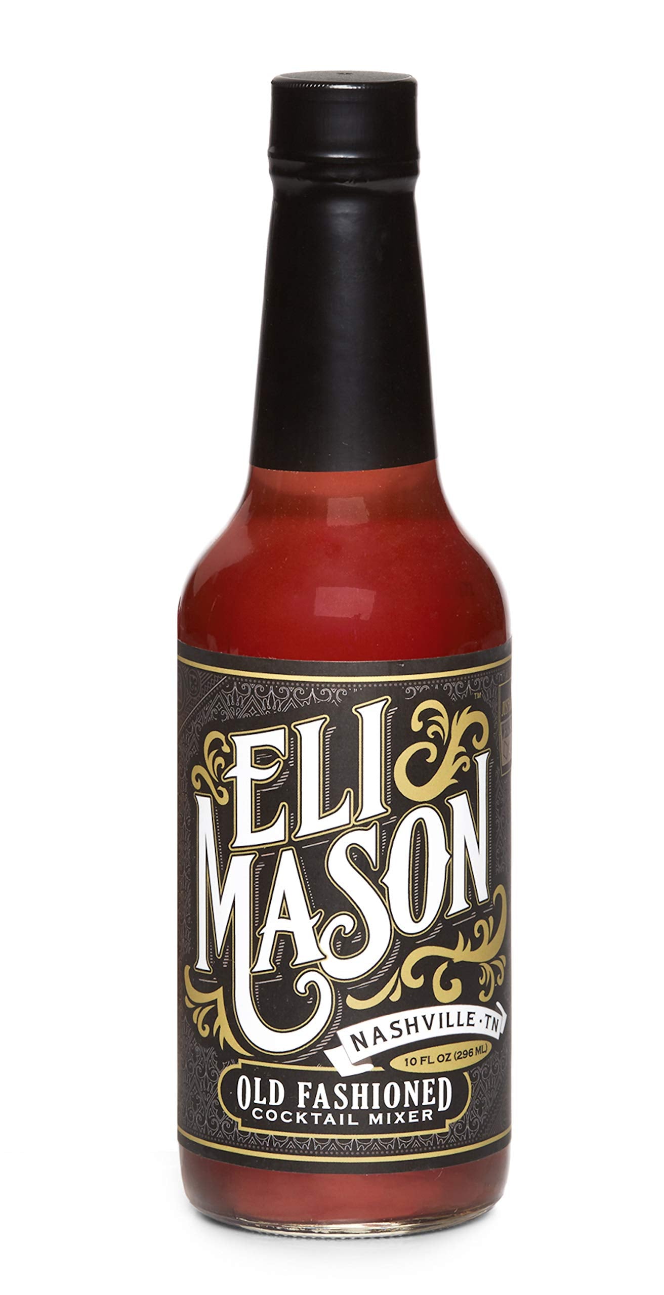 Eli Mason Classic Old Fashioned Cocktail Mixer - Small-Batch Whiskey Cocktail Mix Made with Real Cane Sugar & Premium Bitters - Craft Old Fashioneds