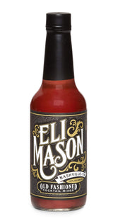 Eli Mason Classic Old Fashioned Cocktail Mixer - Small-Batch Whiskey Cocktail Mix Made with Real Cane Sugar & Premium Bitters - Craft Old Fashioneds