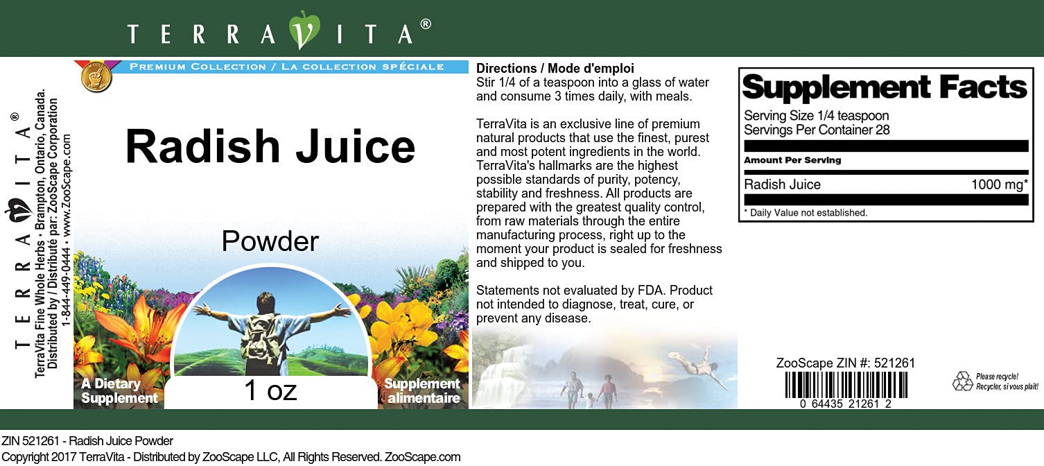 Radish Juice Powder (1 oz, ZIN: 521261)