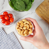 Jaybee’s Roasted Unsalted Whole Cashews - 32 oz (2 lbs) Bulk Snack - Natural Protein Superfood, Vegan, Keto Friendly & Kosher Certified - Great