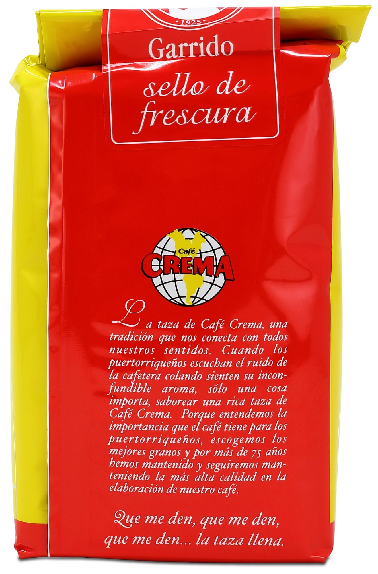 Cafe Crema Ground Coffee from Puerto Rico, 8 ounce bag (Pack of 1)