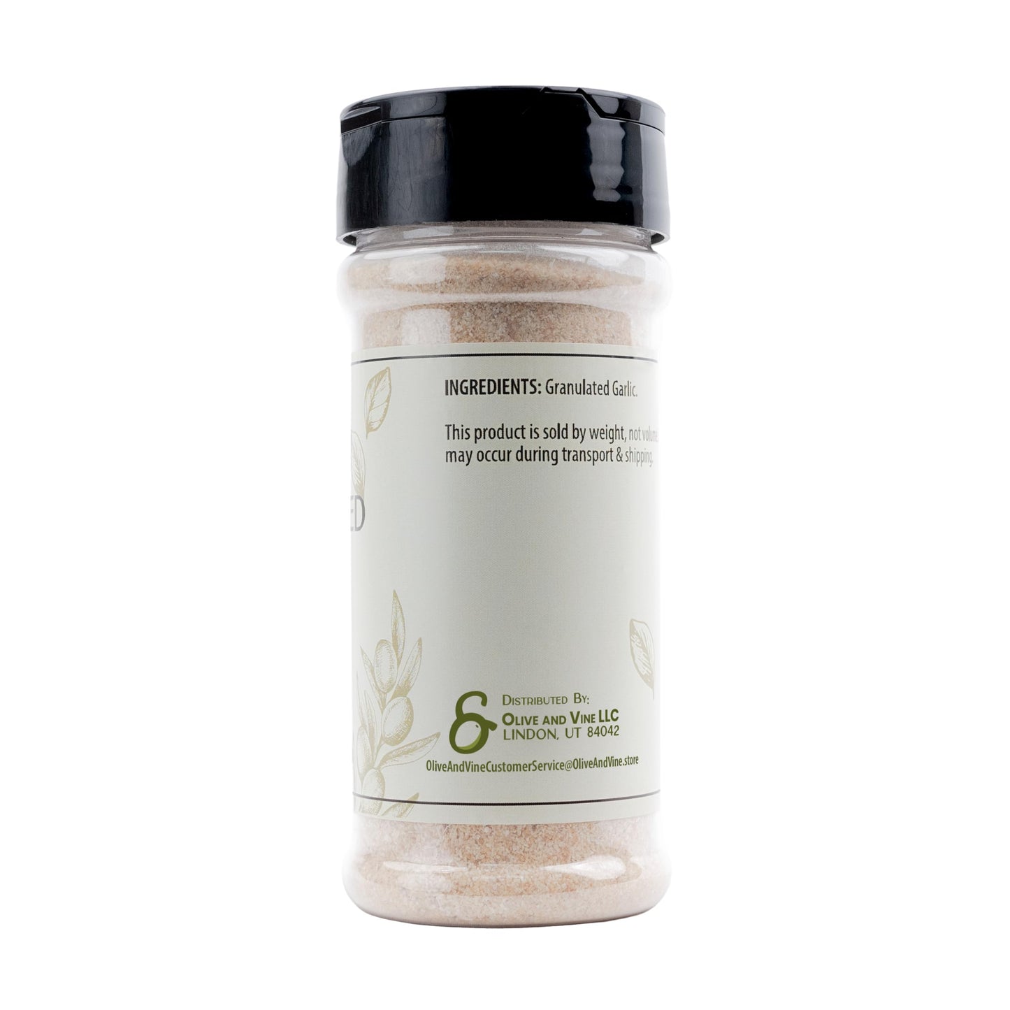 Olive & Vine Granulated Garlic, Savory & Aromatic, Seasoning for Pasta, Roasted Vegetables, Grilled Meats, Rich Tradition, Authentic Taste, For Global