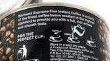Fine Supreme Instant Coffee, Dormans The Coffee Experts, Two Cans, Each 100g (3.52 oz)
