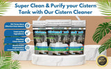 Solutions HOCL Power Clean with HOCL Cistern Tank Cleaner - Cistern Tank Bomb Cleaning Super Cleans your Cistern (100 Gram - Treats 5,000 Gallons)