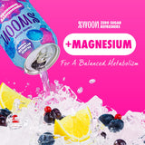 Swoon Swoonberry Lemonade - Zero Sugar Lemonade Drink with Magnesium, Sugar Free Berry Flavor, Low Calorie Beverage, Healthy Soda Alternative, Sugar