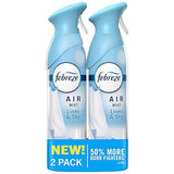 Febreze Air Mist, Air Freshener Spray, Odor Fighting Room Spray, Deodorizer for Home Bathroom Kitchen Office Apartment Dorm Room Classroom, Linen