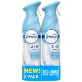 Febreze Air Mist, Air Freshener Spray, Odor Fighting Room Spray, Deodorizer for Home Bathroom Kitchen Office Apartment Dorm Room Classroom, Linen