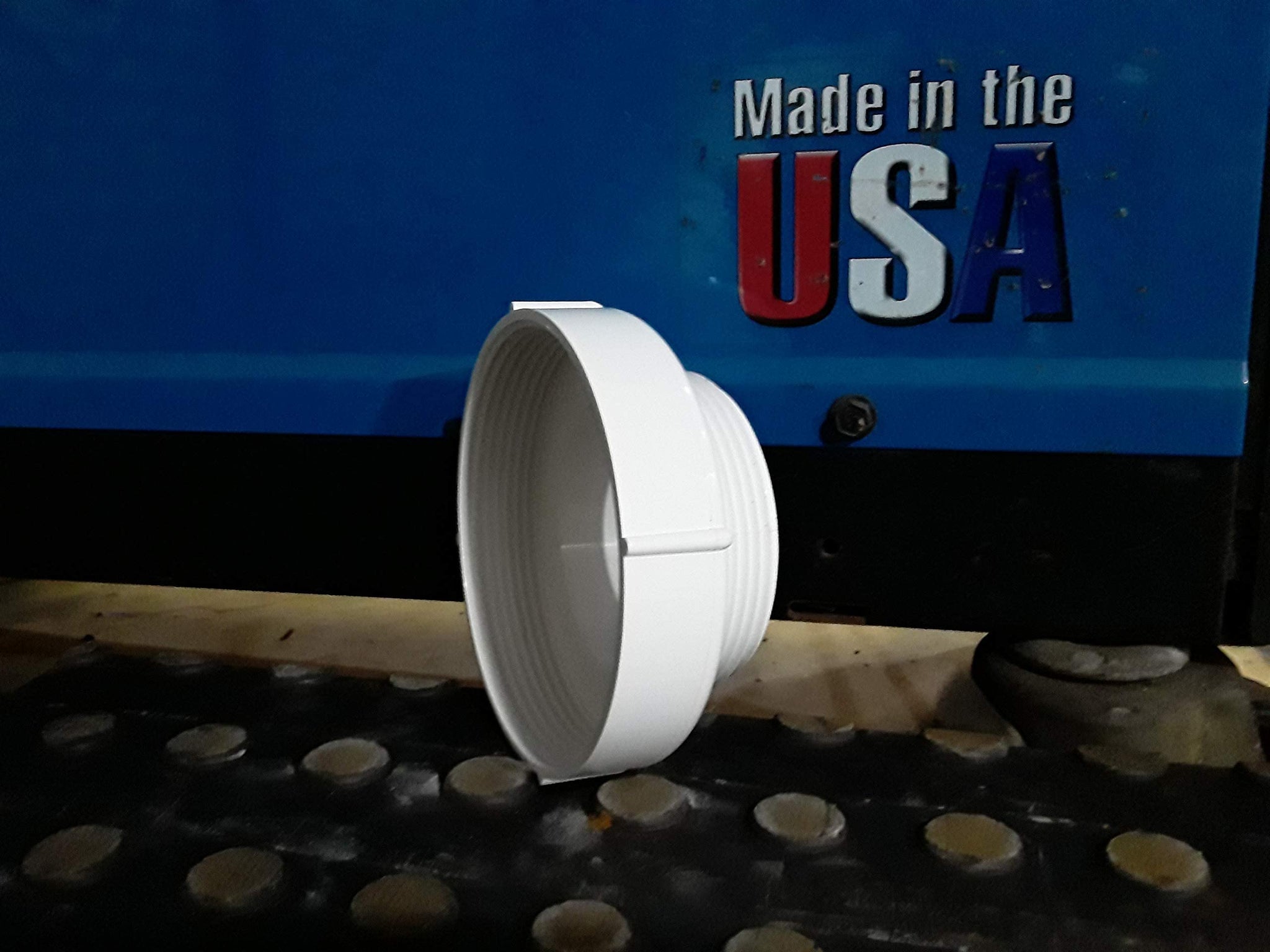 The Original 3" x 4" Home-Saver Combination Flip Top Sewer Relief Cap - Fits either a 3" or 4" Sewer Cleanout Pipe - Made in the USA