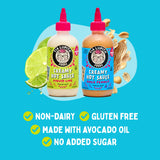 Tia Lupita Creamy Hot Sauce Chile Peanut | Gluten-Free, Non Dairy Made with Avocado Oil, No Added Sugar | 8 Ounce Squeeze Bottle (Pack of 2)