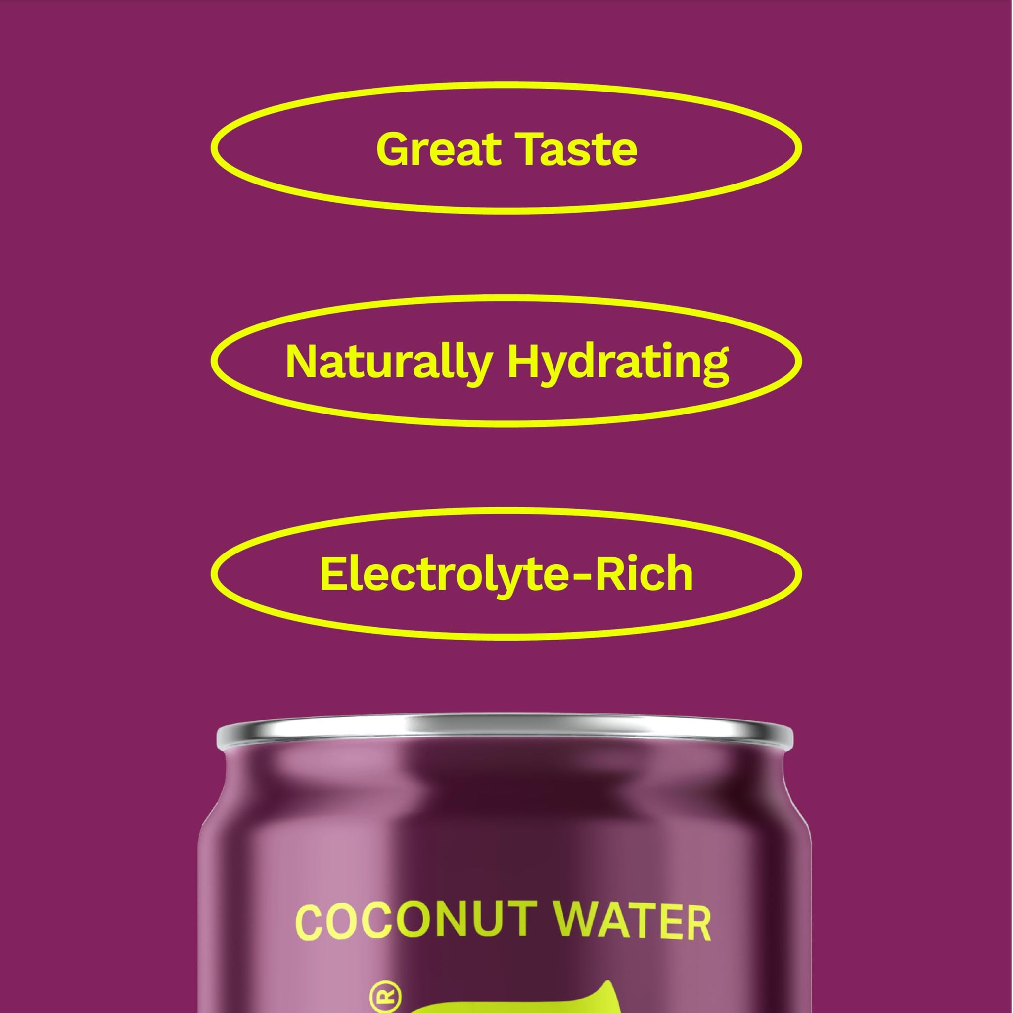 Coaqua Lemony Passion Coconut Water (12 Pack), Naturally Sweet Electrolyte Drink with Passion Fruit & Lemon Juice - Supports Immunity, Digestion
