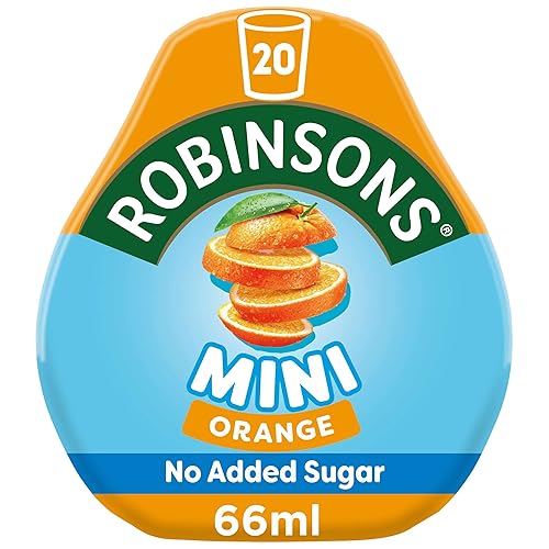 Robinsons Mini - No Added Sugar - Low Calorie - Orange, 6 Count