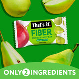 That’s it. Fiber Snacks for Kids - Fiber Fun Size Fruit Bar Variety Pack (Mango + Pear), 4g Fiber from Fruit per 2 Bars, No Added Sugar, 2-3