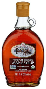 Shady Maple Farms Maple Syrup, Og, Gr A, Dk, Gl, 12.70-Ounce