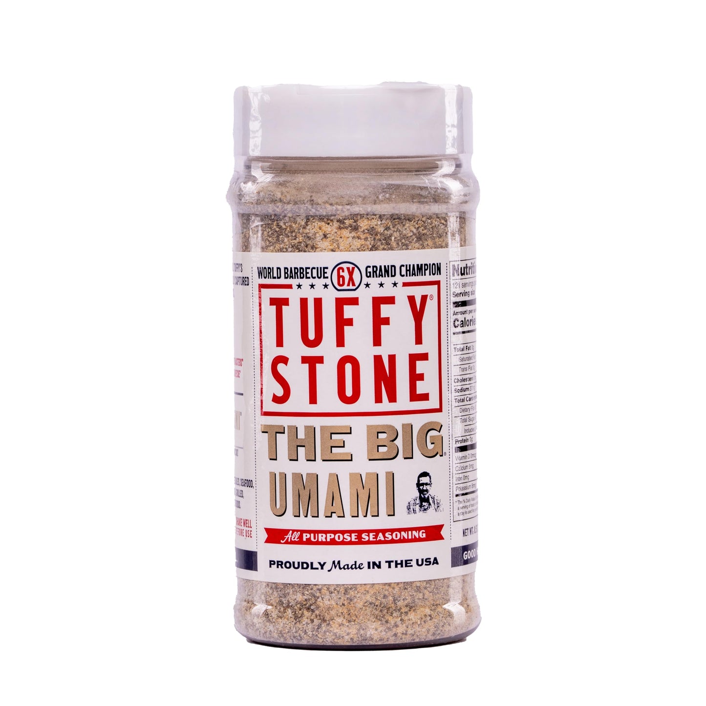 Tuffy Stone The Big Umami Seasoning | 6x World Barbecue Grand Champion | Savory All Purpose Seasoning | Salt, Pepper, Garlic with an Umami Kick | 8.5