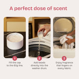 QLEAN Laundry Scent Booster Sweet Summer - Plant-Based In-Wash Fragrance Beads, Long-Lasting Clean Scent, Biodegradable Hypoallergenic Booster Beads