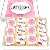 Mothers Day Cookies Gift Basket for Mom for wife from daughter Son | Individually Wrapped | 12 Pack | Nut-Free | Kosher Dairy