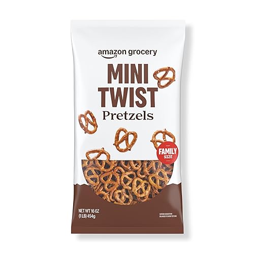 Amazon Grocery, Mini Twist Pretzels, 16 Oz