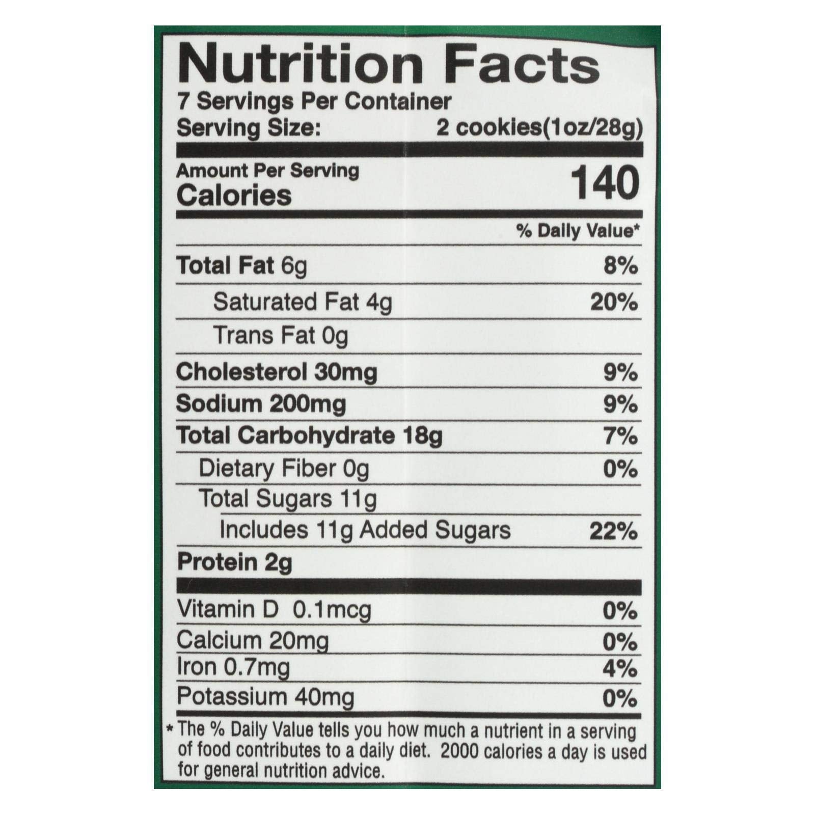 Tate's Bake Shop Butter Crunch Cookies, 7 oz