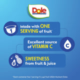 Dole Pineapple Tidbits and Tropical Fruit in 100% Juice Variety Pack - Dole Fruit Bowls Snacks - 4 oz Bowls - 12 Pack