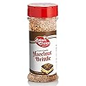 Baker’s Choice Hazelnut Brittle Crunch - Nut Dessert Ice Cream Topping - For Ice Cream, Sundaes, Cupcakes, or Milkshakes - Dairy Free, Kosher - 4 oz.