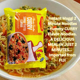 Instant 2 Minutes Chow Noodles - Mild CURRY Flavor with Seasonings (Pack of 5 x 85g) So Delicious Meal ... HALAL