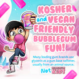 Bubblegum Kids Original Blend Sugar Free Gum | Classic Bubblegum Flavor, Sugarless Gum with Xylitol | Vegan, Low Calorie Candy for Kids & Adults |