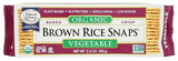 Edward & Sons, Organic Brown Rice Snaps Crackers, Vegetable, 3.5 oz