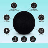 Woolous Black Dryer Balls, Natural Reusable New Zealand Eco Sheep Handmade XL Organic Wool Laundry Dryer Balls(XL,6pack)
