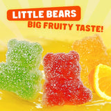 Guatemalan Gummy Bears 2 lb - Assorted Flavors (Orange, Peach, Cherry, Grape, Cranberry, Apple), Gelatin Based Gummies, Bulk Jelly Fruit Candy in