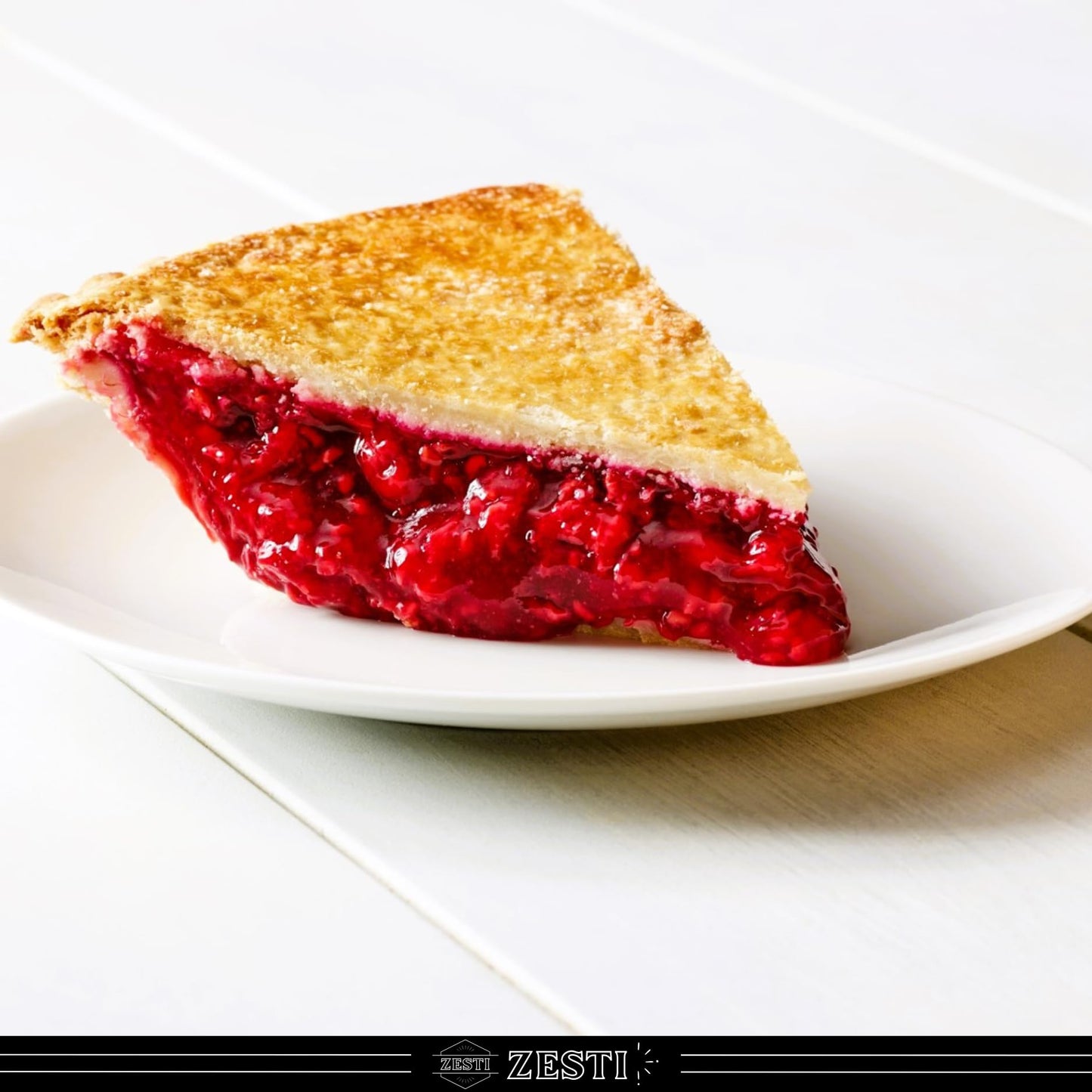 Red Raspberry Pie & Pastry Filling, 2 lb Squeeze Tube with ZESTI Sticker for Pies, Pastries, Cookies & Cakes
