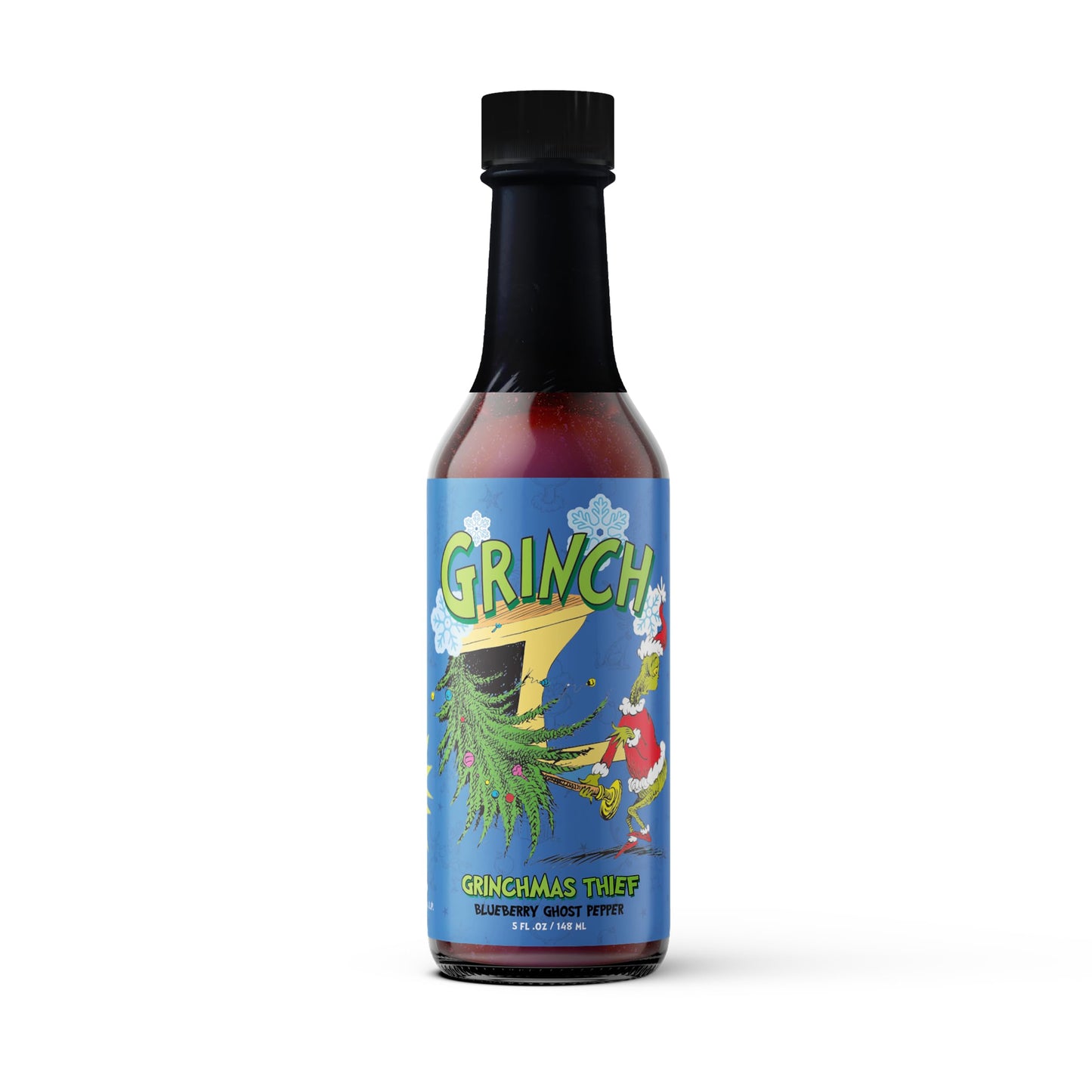 JADE CITY FOODS Grinch Hot Sauce - Grinchmas Thief: Blueberry Ghost Hot Sauce