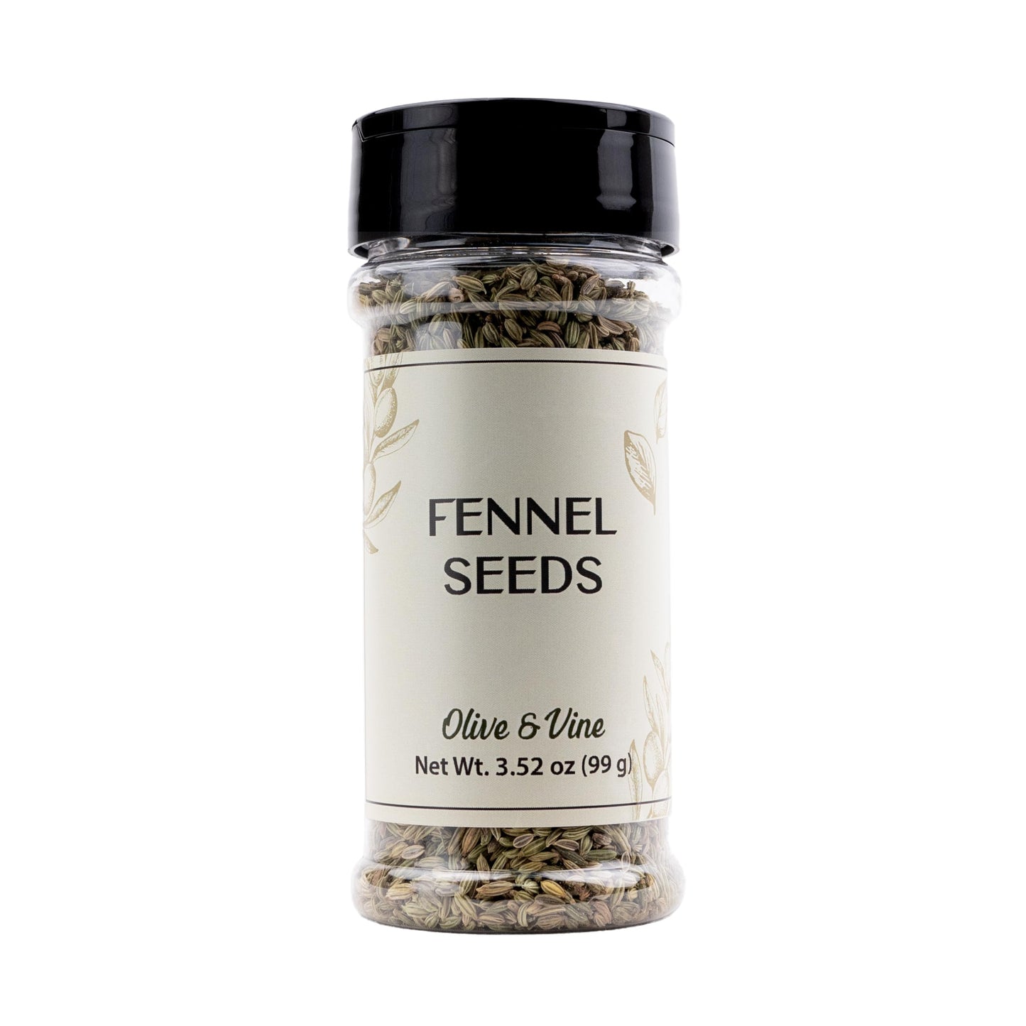 Olive & Vine Fennel Seed, Aromatic Spice, Seasoning for Roasts, Curries, and Breads, with Rich Tradition, Authentic Taste, For Global Recipes (3.52