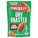 Emerald Nuts Dry Roasted Almonds (1-Pack) | 5 Oz Resealable Bag | Plant-Based Protein, Kosher Certified, Non-GMO | Contains No Artificial
