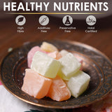 Turkish Delights Candy Gift Box - Assorted Turkish Delight Lokum, Traditional Turkish Food Sweet, Gourmet Lokum Candy, 7.05 oz (200g) (Mixed-Fruit)