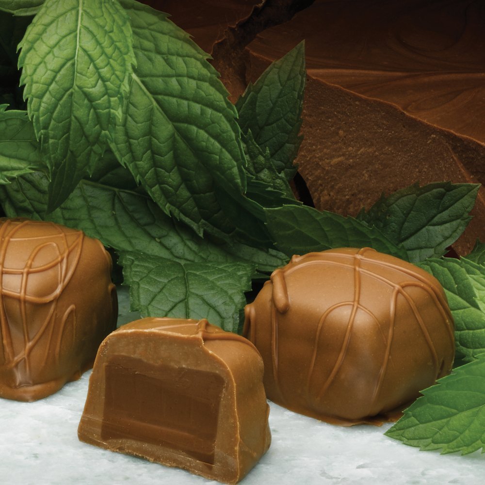 Philadelphia Candies French Mint Meltaway Truffles, Milk Chocolate 1 Pound Gift Box