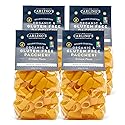 Carlino's Gluten-Free Paccheri | Organic Corn and Rice Flour | Bronze Die Cut | Air Dried | Sugar-Free | Superior Texture, USDA Organic, Made in