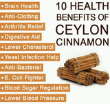 Alba Grade Ceylon Cinnamon Quills, Great in Coffee, 100% Natural, Make Delicious Asian Food, Tasty Cinnamon Tea, 4 inch Length, Prepare Whole
