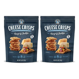 John Wm. Macy - Asiago & Cheddar Cheese Crisps - Hand Crafted, Non GMO, and Nothing Artificial - Made with Real Cheese - 11 oz. Bags - 2 Pack